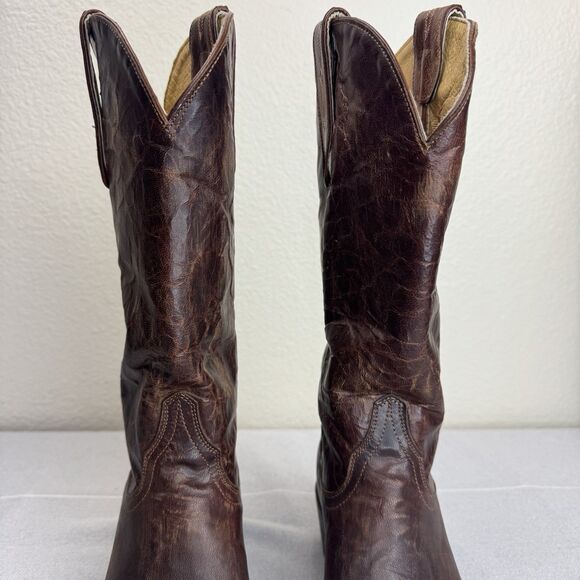 Idyllwind Wildwest Snip Toe Leather Western Boots Cowgirl Rodeo Brown 8 B - Picture 11 of 16